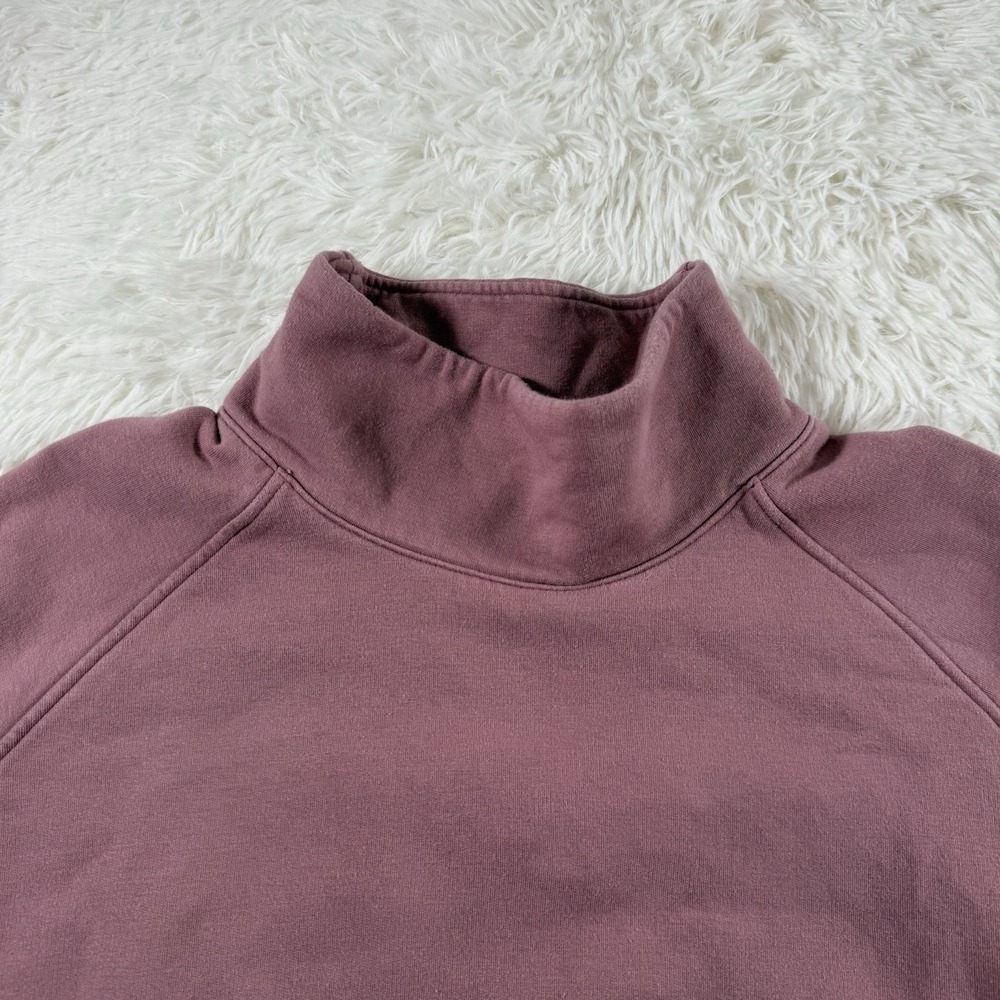 Public Rec Sweater Womens‎ XL Pink Turtle Neck Pullover Sweatshirt Casual Baggy - Picture 2 of 11